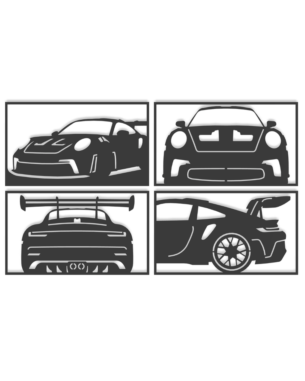 GT3-RS 4er Set