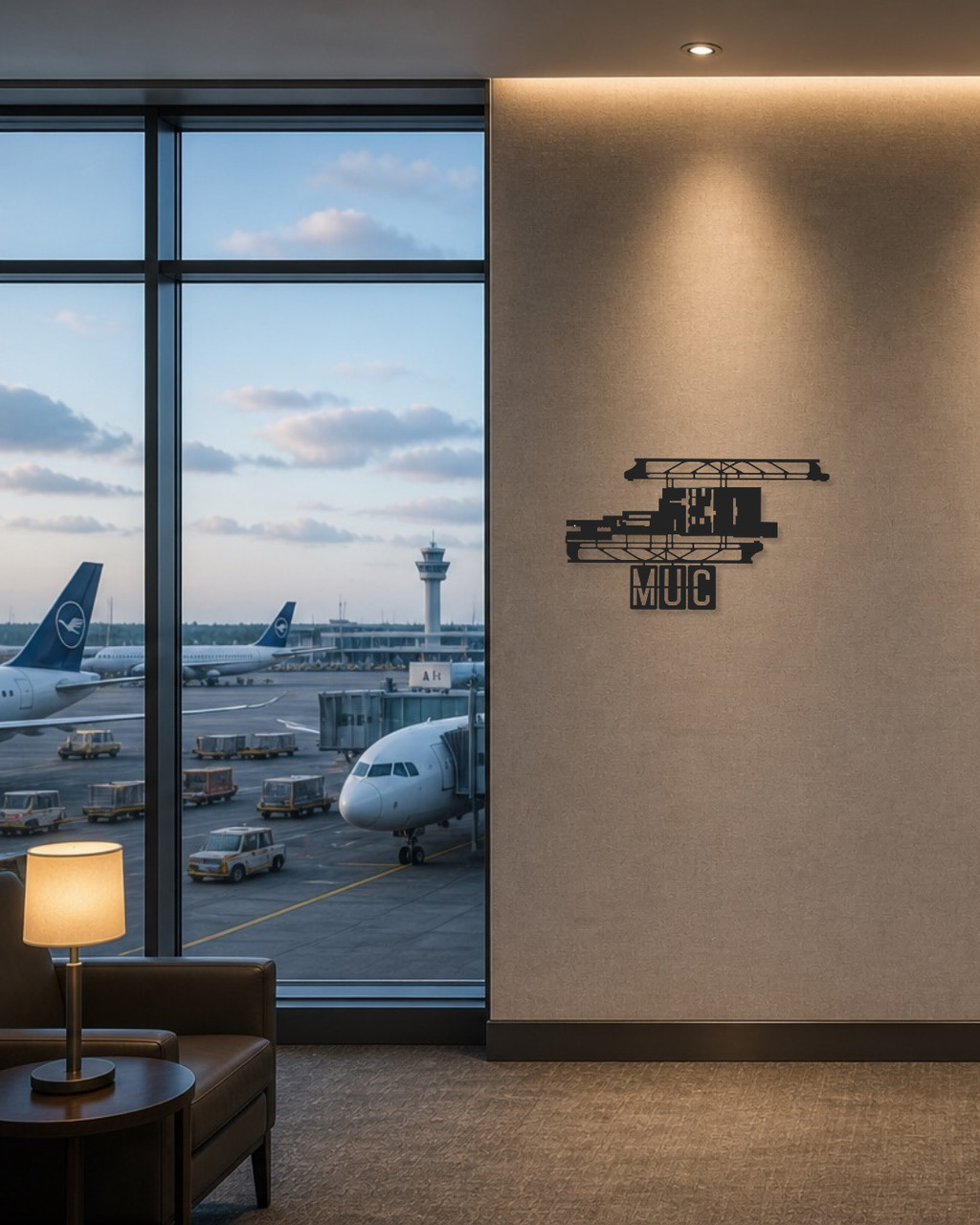 Steel Airport-Map MUC-Edition