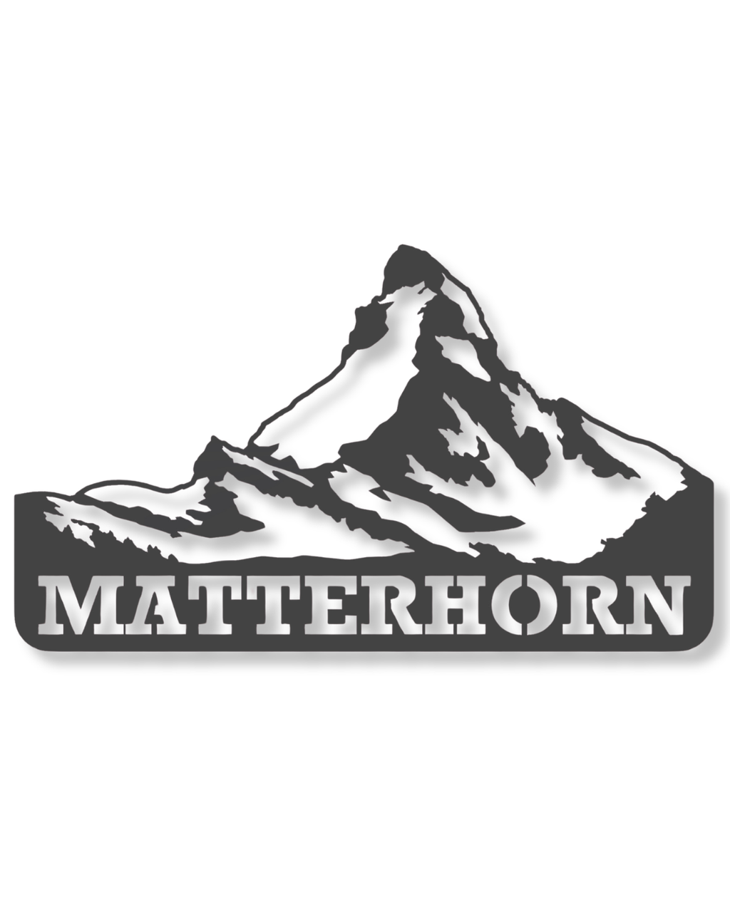 Bergsilhouette - Matterhorn