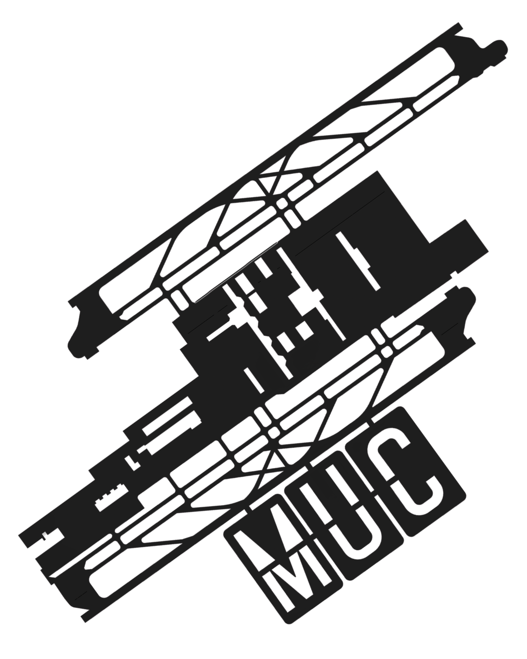 Steel Airport-Map MUC-Edition